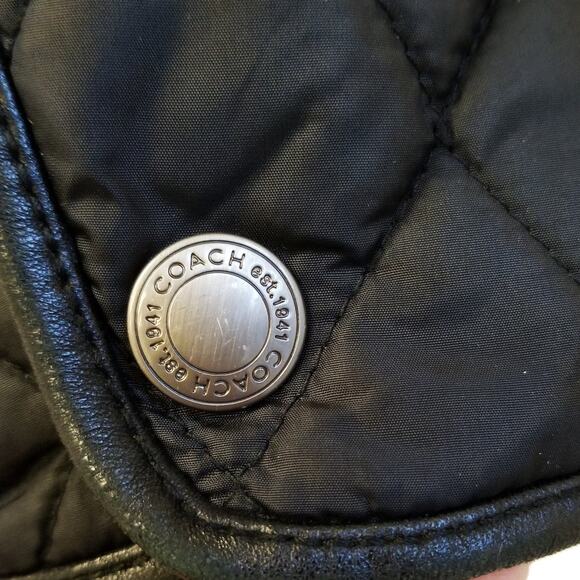 Coach Quilted Riding Jacket – Black, Size Small (EUC) - Picture 9 of 9